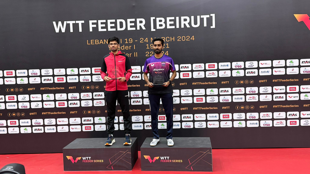 Table Tennis: Sathiyan clinches historic WTT Feeder title; Diya-Manush mixed doubles champions