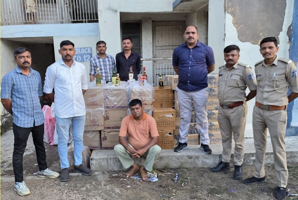 બગોદરામાં ગેરેજ-મકાનમાં છુપાવેલો ૧૫ લાખનો વિદેશી દારૂ જપ્ત કરાયો