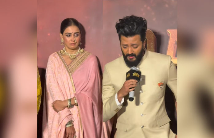 VIDEO | ટ્રેલર લોન્ચમાં સ્ટેજ પર જ રડી પડ્યા રિતેશ અને જેનેલિયા! 10 વર્ષે સાકાર થયું આ સપનું