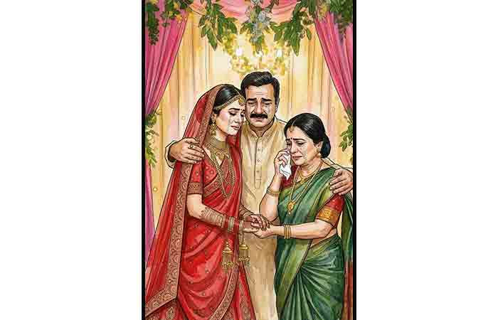 દીકરીની વિદાય ટાણે લાચાર બની જતાં મા-બાપ
