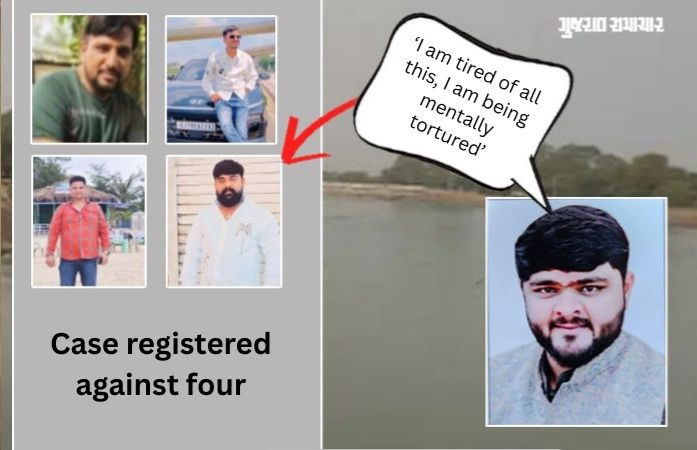 Four booked in suicide case of 25-Year-Old Gandhinagar builder
