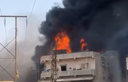 Massive fire erupts at soap factory in Rajkot’s Navagam
