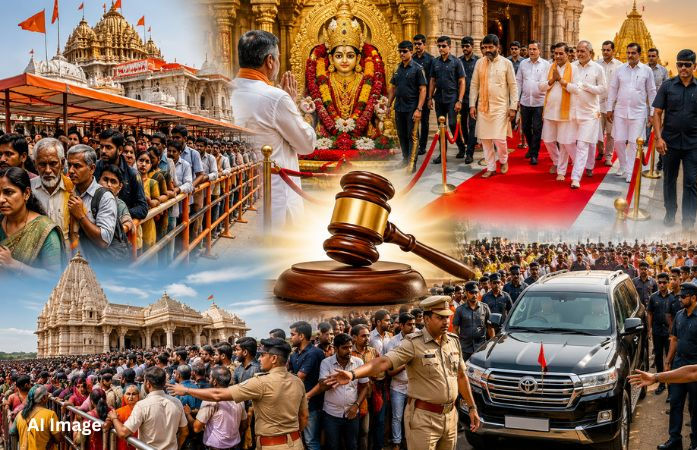 દેવદર્શનમાં પણ VIP કલ્ચરનું દુષણ: ધર્મસ્થાનોને અધિકારીઓ-નેતાઓના રોફનો લુણો, ગુજરાતમાં પણ કોર્ટની ફટકારની જરૂર