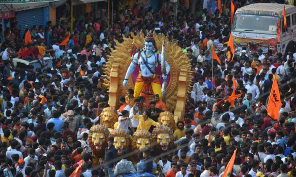 વડોદરામાં રામનવમી નિમિત્તે આજે 23 સ્થળે શોભાયાત્રા,SRPની 6 કંપની અને 2000 પોલીસ તૈનાત