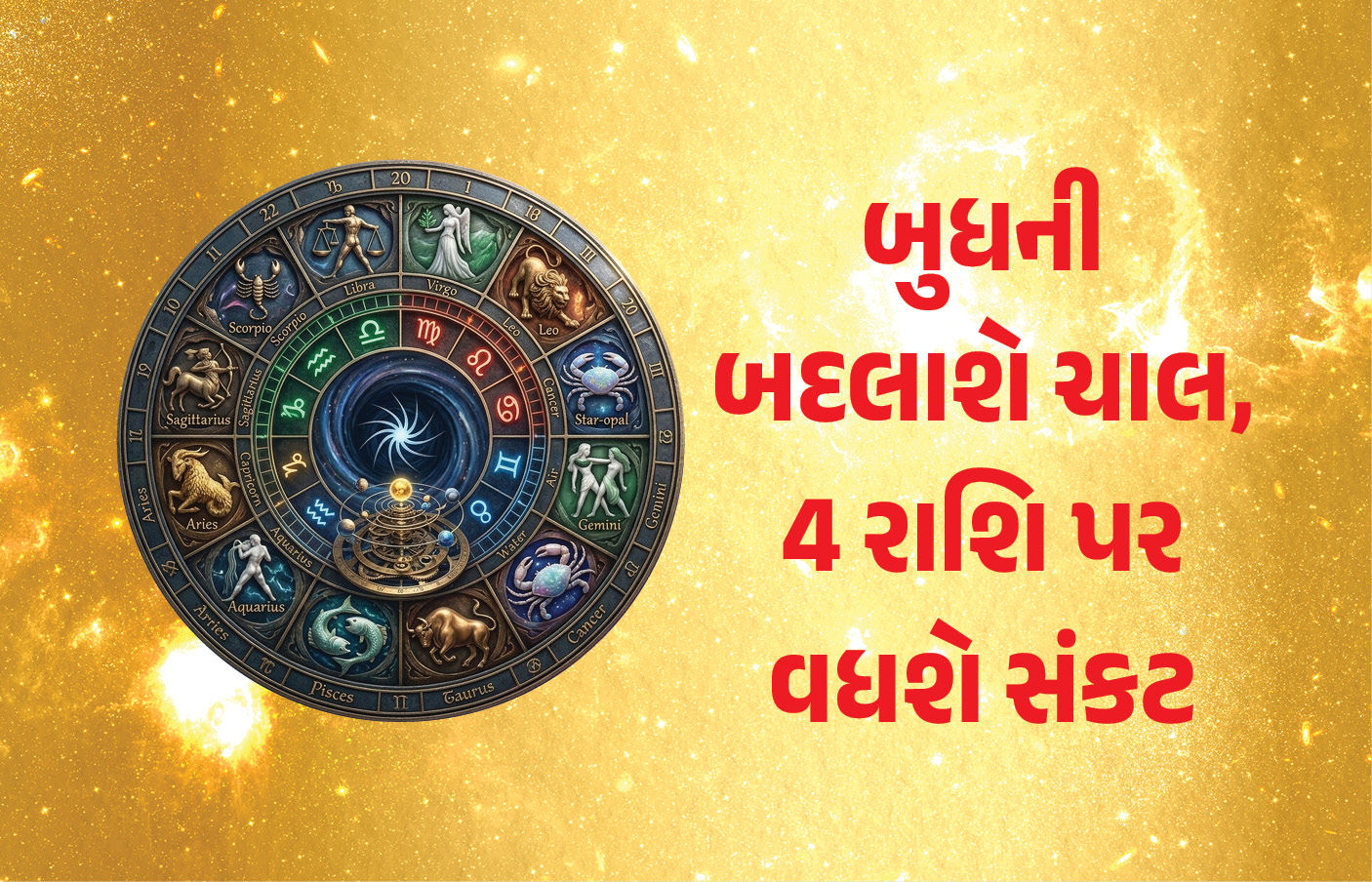 કર્ક-મકર સહિત આ 4 રાશિઓ પર આવશે મુશ્કેલીના વાદળો! જોખમી નિર્ણયોથી દૂર રહેવા સલાહ