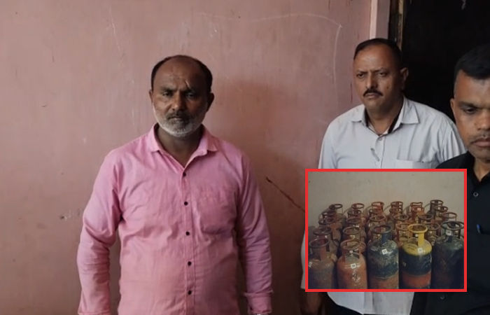 વડોદરામાં ગેસ બોટલોની સંગ્રહખોરી સામે પોલીસનો આકરાપાણીએ : ન્યુ વીઆઈપી રોડ પર કાળાબજારી ઝડપાઈ