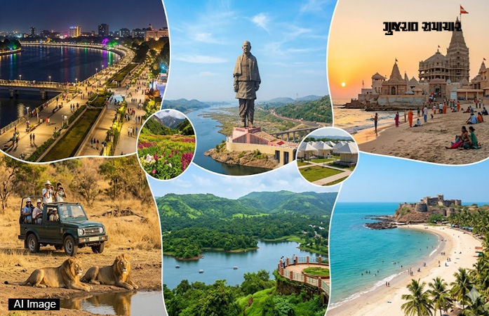 ઉનાળાની રજાઓમાં ફરવાલાયક ગુજરાતના સૌથી સુંદર સ્થળ, દેવ દર્શનથી લઈને બીચની મજા