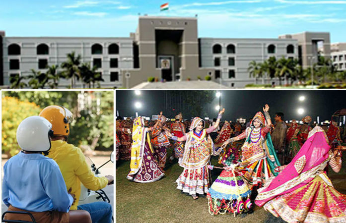 ગુજરાત હાઇકોર્ટનો નિર્દેશઃ નવરાત્રિ પહેલા હેલ્મેટના કાયદાનું પાલન કરાવો, ઉલ્લંઘન કરે તો લાઇસન્સ સસ્પેન્ડ કરો