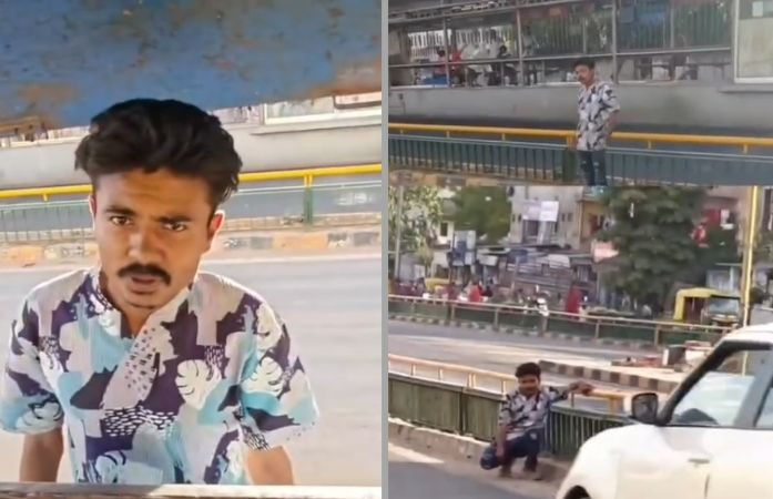 અમદાવાદના વાડજમાં છરા સાથે જાહેરમાં યુવકનો આતંક, રસ્તેથી પસાર થતા લોકોને ધમકાવ્યા