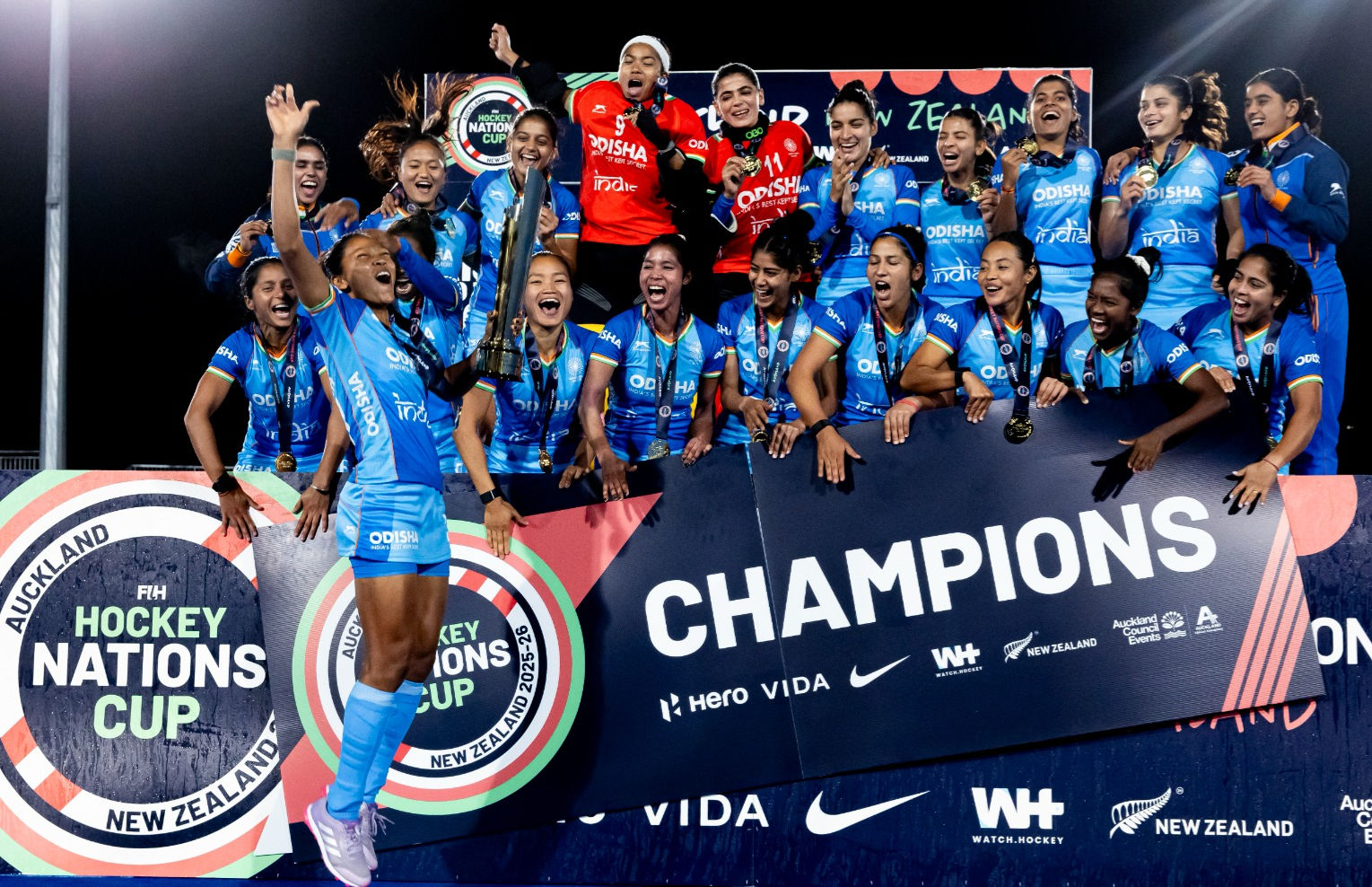 India registers title win at FIH Hockey Women’s Nations Cup