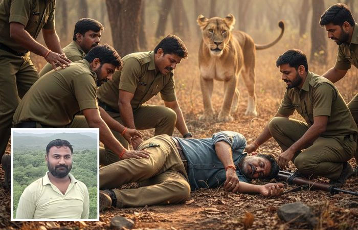 ગીરમાં કરુણ ઘટના: સિંહણને બેભાન કરવાનું ઇન્જેક્શન વાગી જતાં વનકર્મીનું મોત
