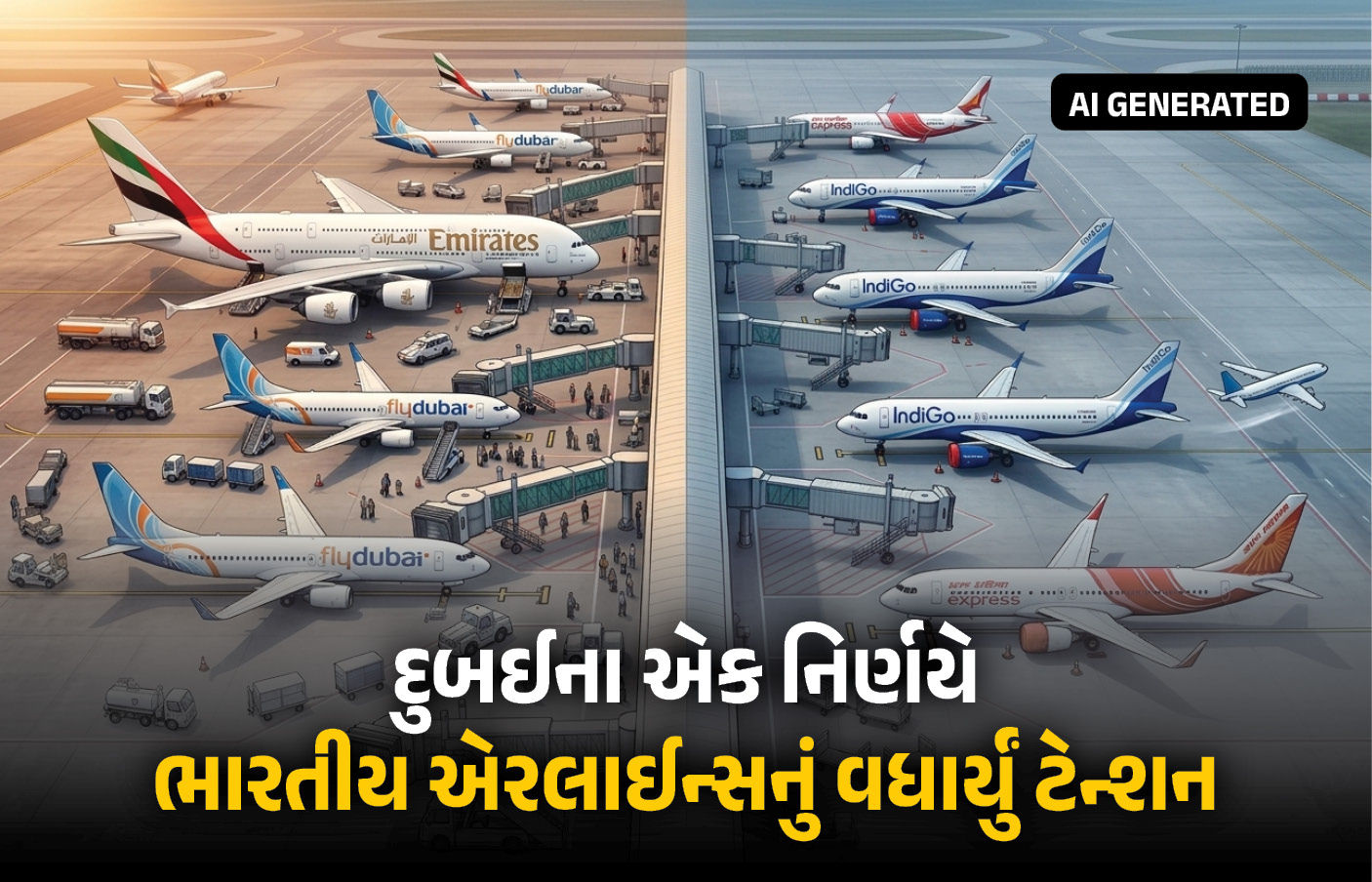 દુબઈના એક નિર્ણયથી હવે ભારતીય એરલાઈન્સને મોટું નુકસાન, 31 મે સુધી રહેશે લાગુ