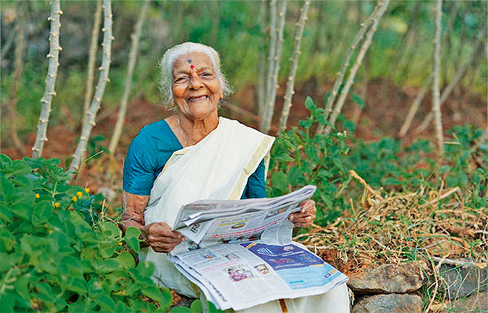 104 વર્ષની વયે અક્ષરજ્ઞાન મેળવીને ચોથા ધોરણ સુધી ભણનાર કુટીઅમ્મા