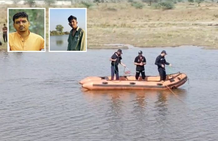 વડોદરામાં ડૂબવાની બે ઘટના: આલમગઢ તળાવમાં બે યુવકો અને શિનોરમાં પરિક્રમાવાસી નર્મદામાં ડૂબ્યા