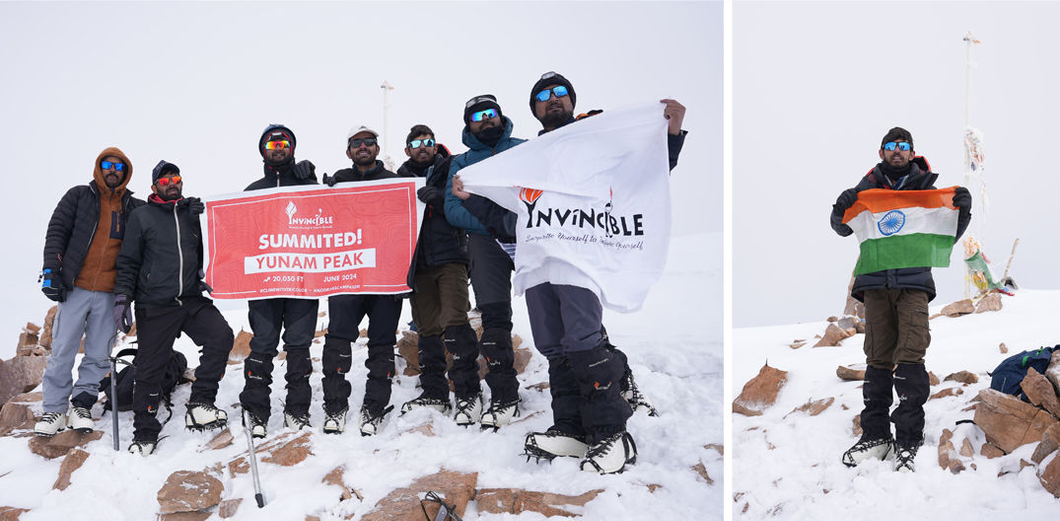 Five Gujaratis summit Mt Yunam for ‘No Drugs Campaign’