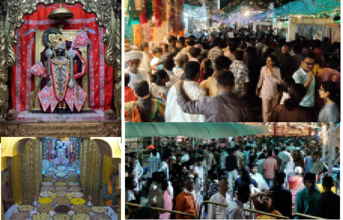 દ્વારકામાં જગત મંદિરે દ્વારકાધીશજીના 5252મા જન્મોત્સવની ભવ્ય ઉજવણી