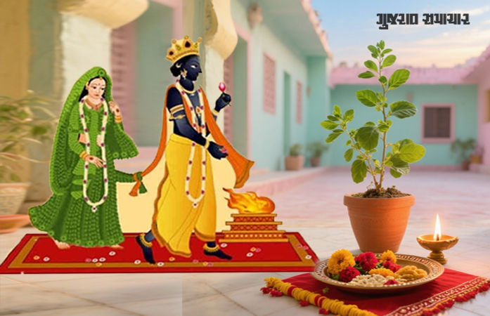 તુલસીના છોડના સિંચનથી મૃત્યુ દૂર ભાગે છે, જાણો ભગવાન વિષ્ણુના તુલસી સાથેના વિવાહનું રહસ્ય