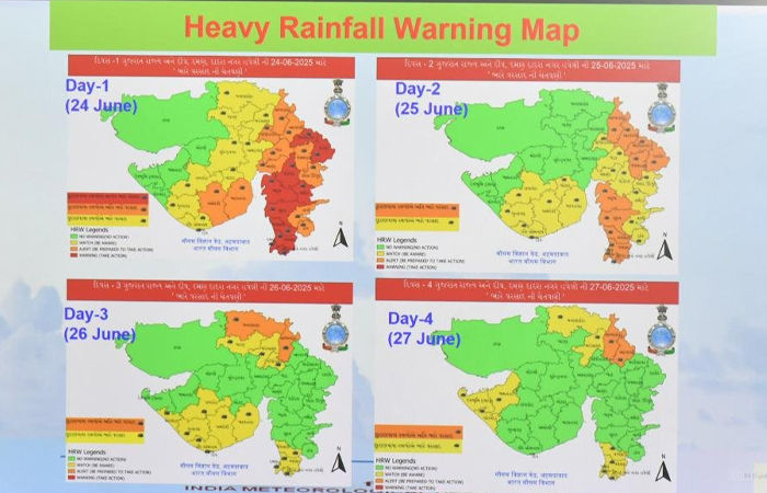હવામાન વિભાગની આગાહી: આગામી અઠવાડિયે રાજ્યમાં મધ્યમથી ભારે વરસાદની સંભાવના