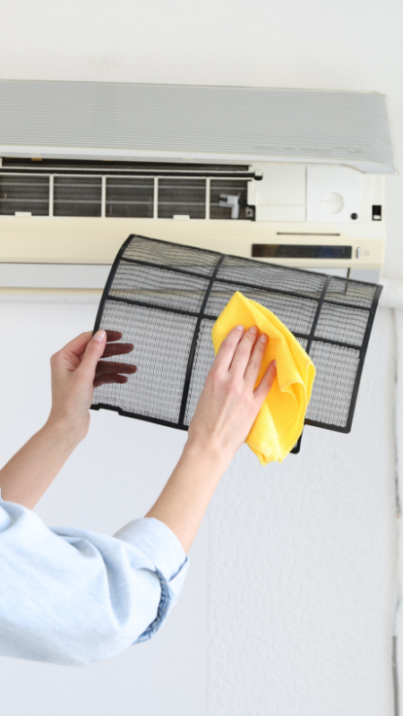 Cleaning Your AC Filter at Home