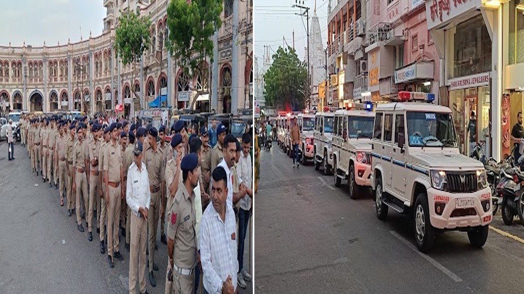 જામનગરમાં મોહરમ પર્વને અનુલક્ષીને પોલીસનું ફૂટ પેટ્રોલિંગ : જિલ્લા પોલીસ વડા ફૂટ પેટ્રોલિંગમાં જોડાયા