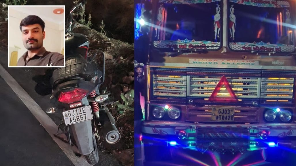 અમરેલી: બાબરા નજીક હાઇવે પર ટ્રક અને બાઈક વચ્ચે ગમખ્વાર અકસ્માત, યુવકનું ઘટનાસ્થળે જ મોત