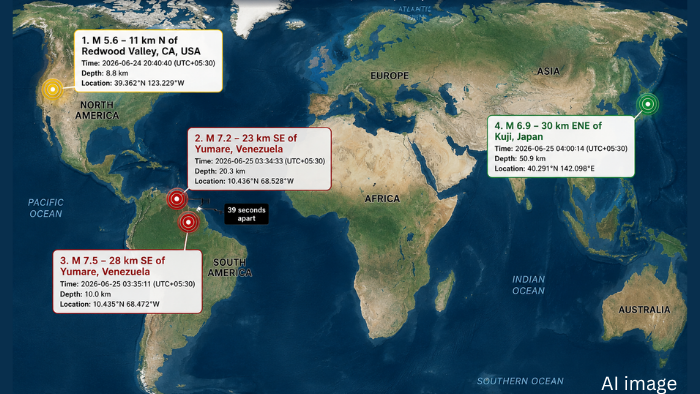 From the Americas to Japan, quakes rock the Earth
