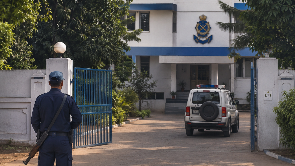 Coast Guard Personnel Critical After Alleged Self-Inflicted Gunshot at Gandhinagar Office