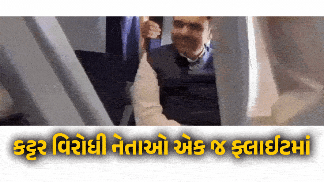 મહારાષ્ટ્રના રાજકારણમાં નવું નજરાણું ! એક જ ફ્લાઈટમાં ફડણવીસ, ઉદ્ધવ, રાઉત અને આદિત્ય, VIDEO વાયરલ
