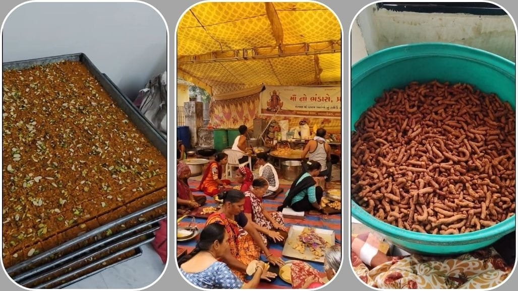 અમદાવાદમાં ભગવાનના મોસાળ સરસપુરમાં ભક્તિભાવ સાથે ભોજન તૈયારીઓ પૂરજોશમાં