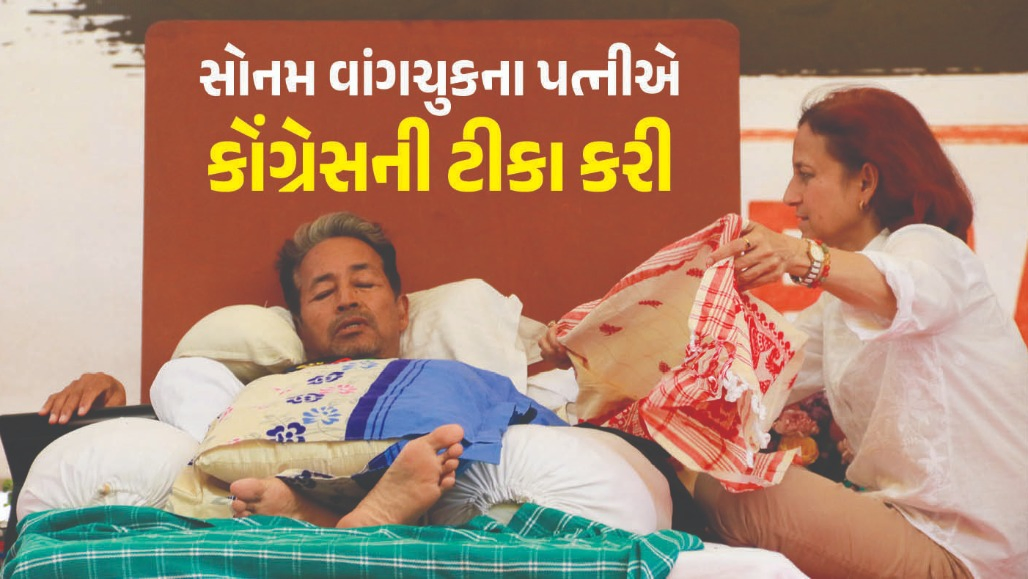 ‘કોંગ્રેસના વિરોધમાં ગંભીરતા નહોતી...’ સોનમ વાંગચુકના પત્ની ગીતાંજલિના આકરા સવાલ