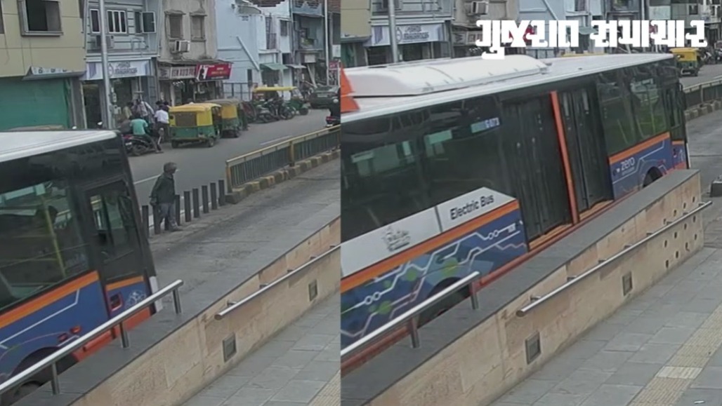 BRTS Bus Hits Pedestrian near Ahmedabad's Astodia, Driver Removed from Duty