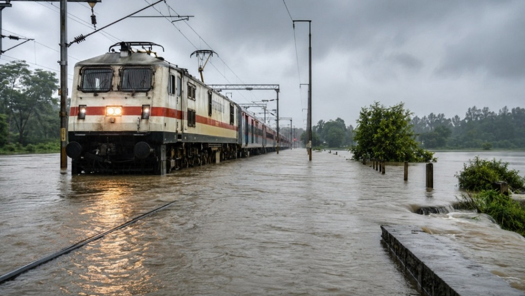 Mumbai-Ahmedabad Vande Bharat, Shatabdi Among Trains Cancelled as Flooded Railway Track Halts Services