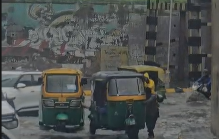 Shahibaug Underbridge Submerged After Heavy Rain