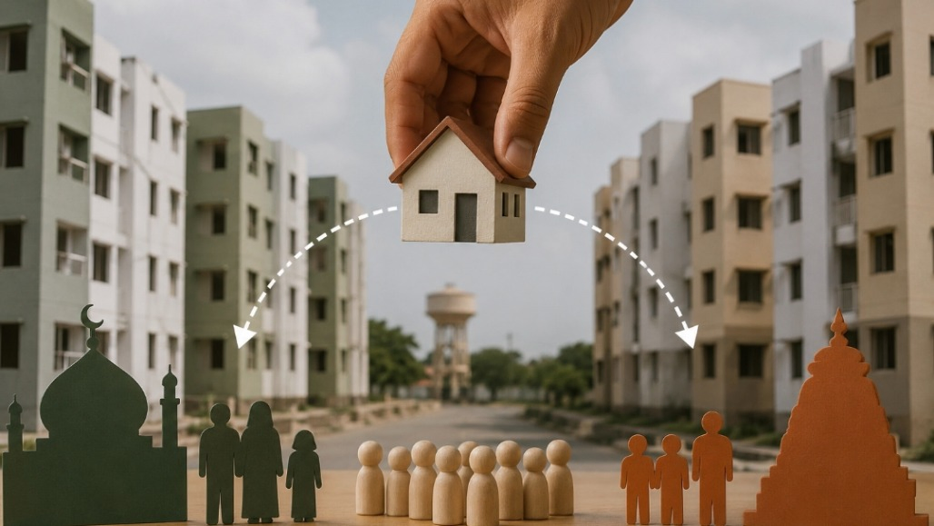 AMC EWS housing allotment sparks row as families refuse to shift across community-majority areas