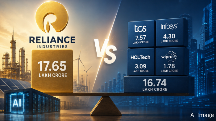 Reliance vs. IT Giants: The Historic Market Inversion of 2026