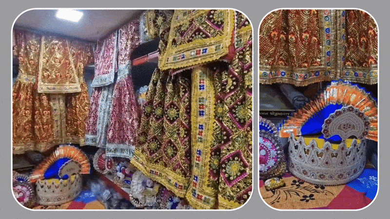 અમદાવાદ: ભગવાન જગન્નાથજીના ગુલાબી વાઘા તૈયાર, સાત ચોગાવાળી પાઘડી બનશે આકર્ષણનું કેન્દ્ર