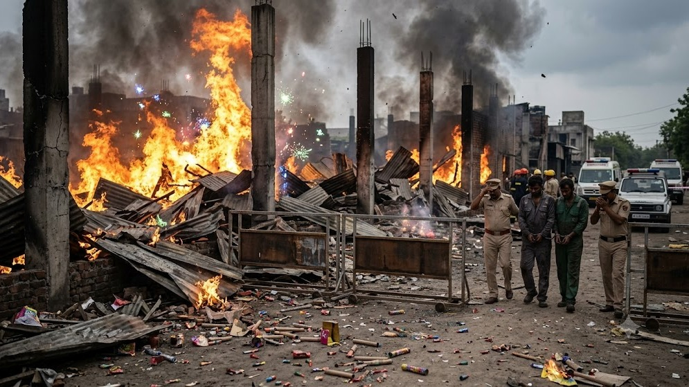 Ramol Factory Blast: Two Operators Sent to 7-Day Police Remand Over Illegal Firework Unit Explosion That Killed 10
