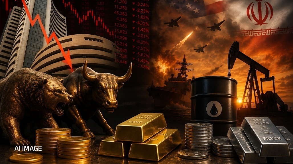 US-Iran Conflict Shakes Markets, Sensex, Nifty fall as Brent Crude Tops $76