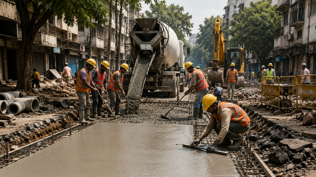 BUILDING CASTLE IN THE AIR: Gujarat’s ₹30,000-Crore Concrete Road Dream: Why the Push for Pothole-Free Internal Roads Faces a Severe Reality Check