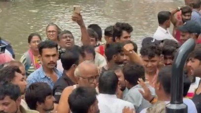 'Walk Through Our Misery': Flood-Hit Surat Residents Force Officials Into Waist-Deep Water