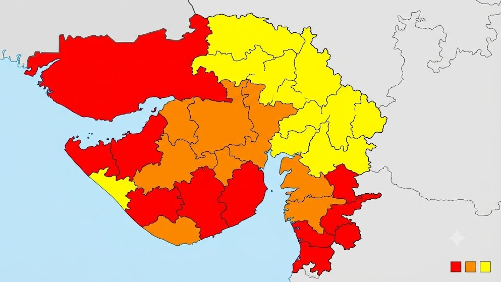 Alert: Heavy Rain Warning Issued for Next 3 Hours in Gujarat