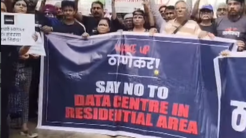 Thane Citizens vs. Tech Giant: Locals Protest Against Proposed Data Center