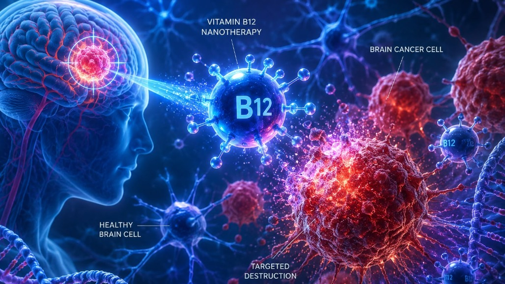 New Vitamin B12-Based Therapy Shows Promise Against Aggressive Brain Cancer: Study