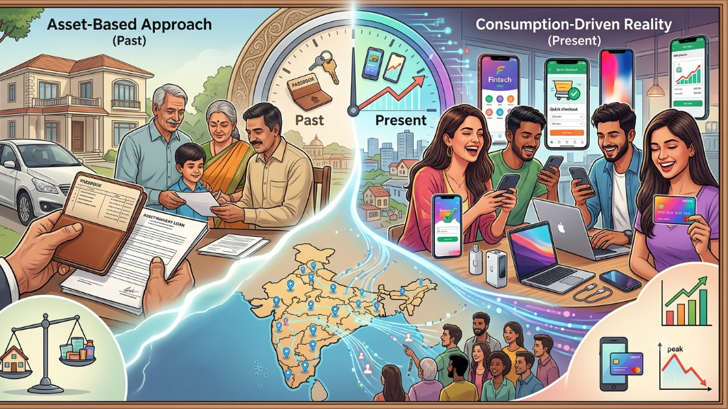 No Assets, Just EMIs: How Consumption-Led Credit Doubled India's Borrower Base