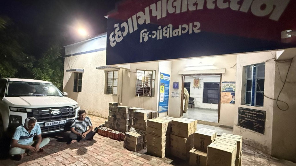 IMFL Worth ₹6.28 Lakh Seized in Gandhinagar's Dahegam