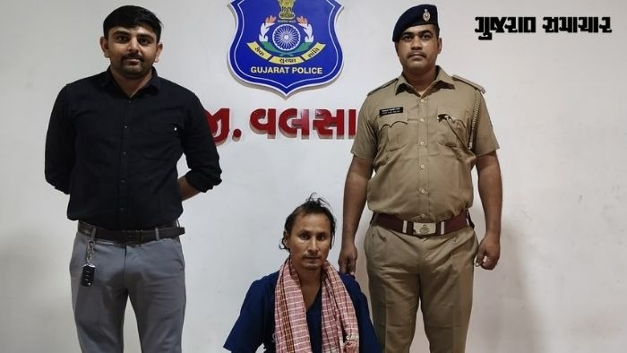 વલસાડ: સેલવાસ નમો હોસ્પિટલમાંથી ફરાર રીઢા ગુનેગારને ઉમરગામ પોલીસે સંજાણથી દબોચી લીધો