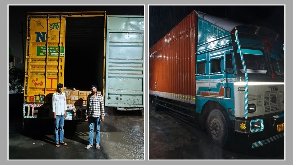 પંચમહાલ: ગોધરા-વડોદરા હાઈવે પરથી 93.48 લાખનો વિદેશી દારૂ ઝડપાયો, બે આરોપીની ધરપકડ