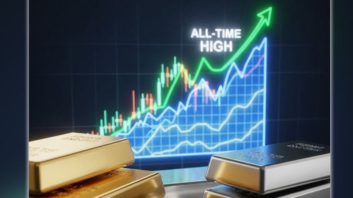 Gold Falls ₹1,921, Silver Drops ₹5,387 Amid Fresh US-Iran Tensions