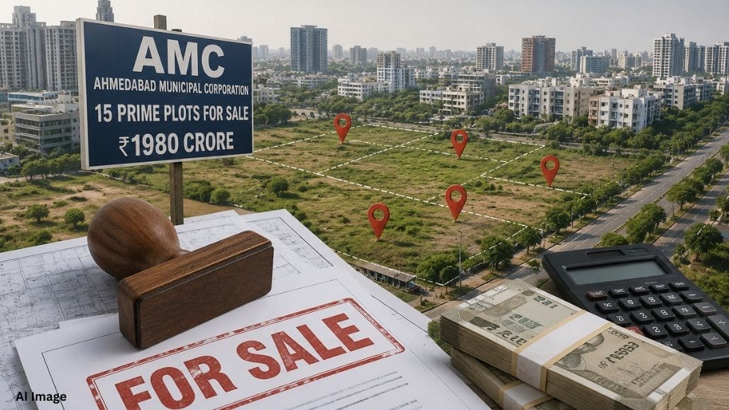 AMC દ્વારા થલતેજ, સોલા, બોડકદેવ સહિત 15 વિસ્તારોના પ્લોટ 1980 કરોડમાં વેચવા કાઢ્યા
