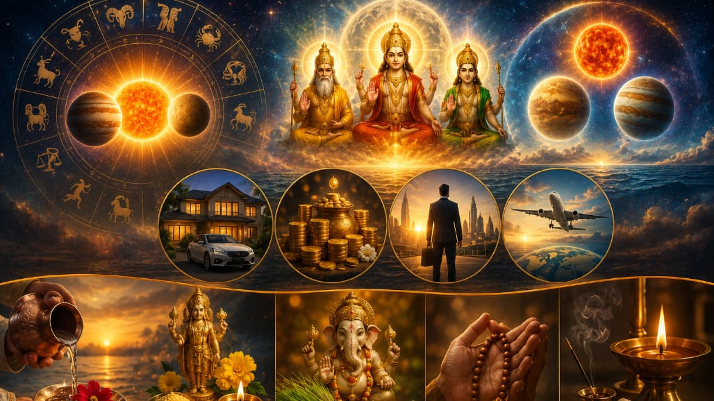 5 ઓગસ્ટે કર્ક રાશિમાં 'ત્રિગ્રહી યોગ': મેષ, મિથુન સહિત 4 રાશિઓનું ચમકશે નસીબ!